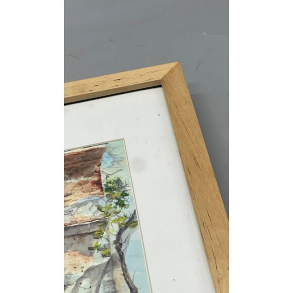 Limited Edition Mission Doorway Framed Watercolor Print Signed Artist 1/200 READ - Picture 3 of 11